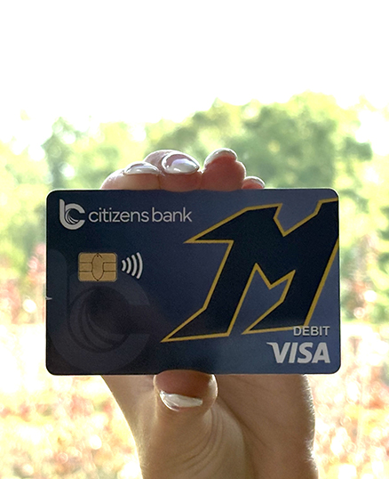 Close up of Mukwonago debit card