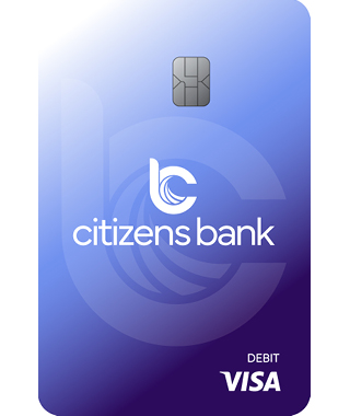 Citizens Bank personal debit card image